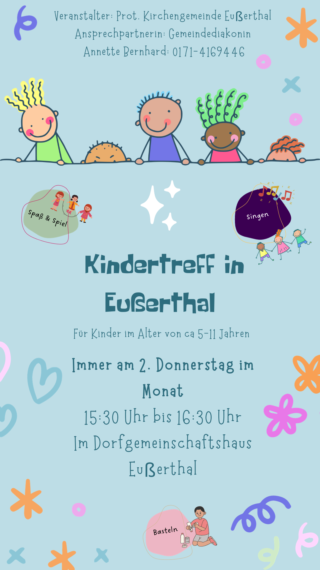 Plakat Kindertreff Eusserthal 002 zeitlos